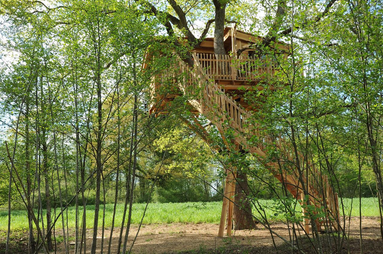 La Cabane Du Vieux Chene Susmiou Exterior foto